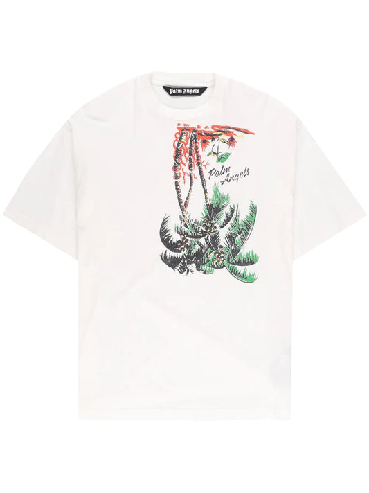 Playera Palm Angels con estampado Upside Down Palm