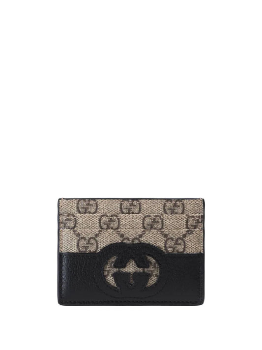 Gucci tarjetero con logo estampado