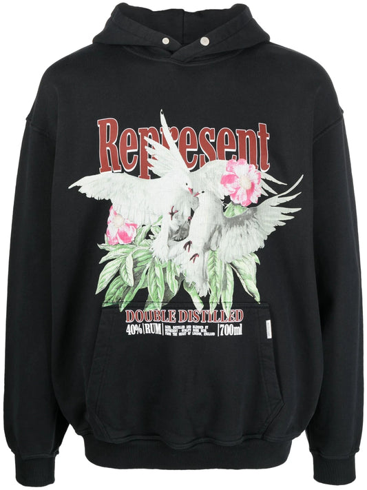 Hoodie Represent con estampado gráfico