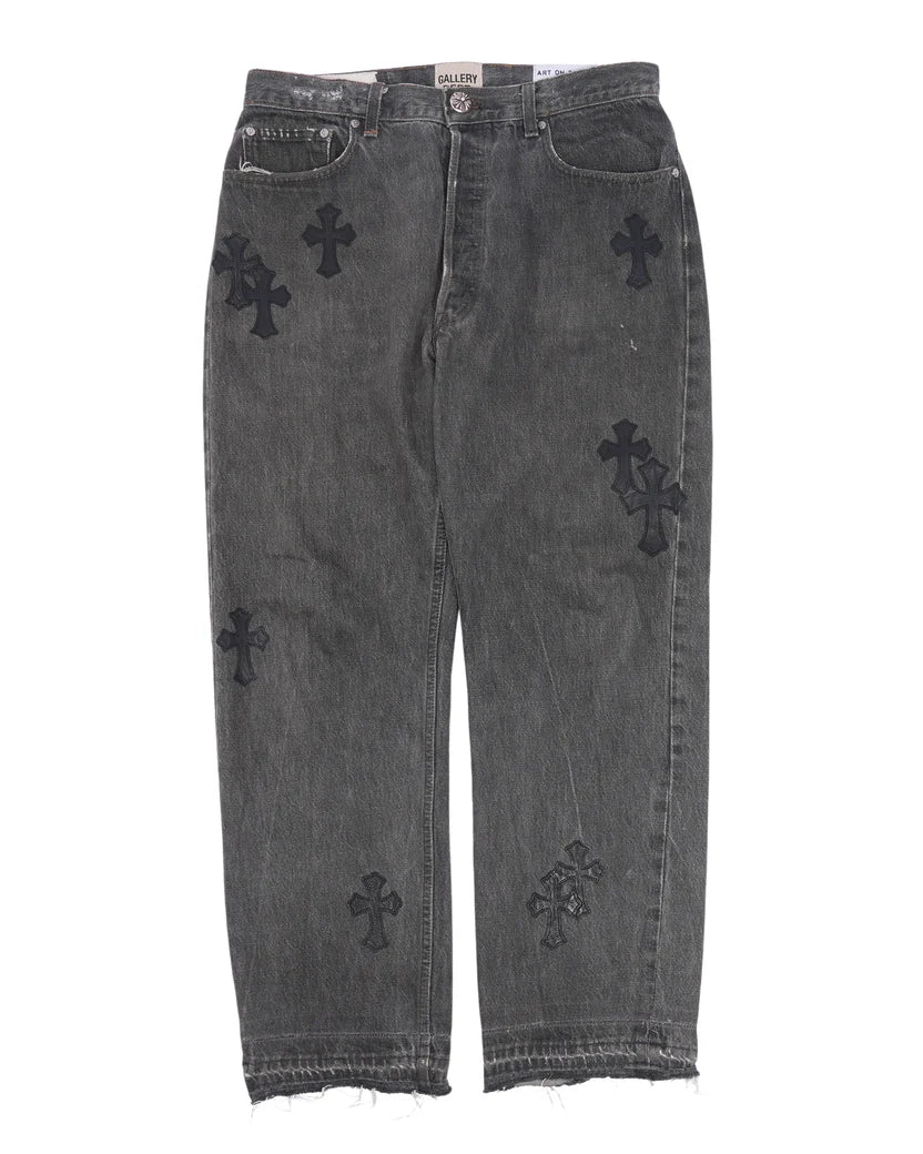 Chrome Hearts Cross Patch Gallery Dept. 5001 Jeans