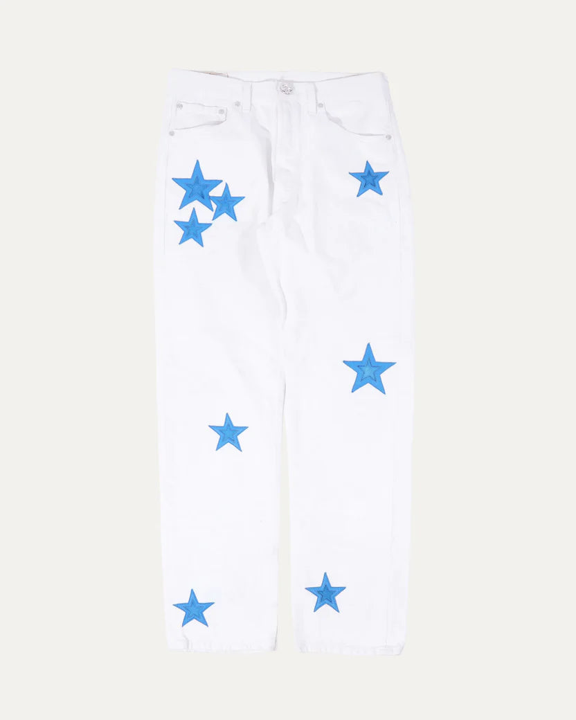 Chrome Hearts Star Patch Levi's Jeans