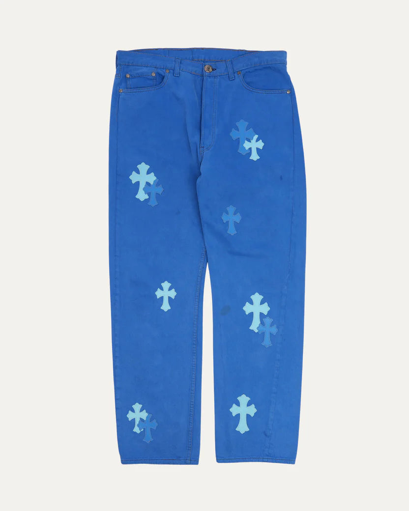 Chrome Hearts London Exclusive Levi's Cross Patch Jeans