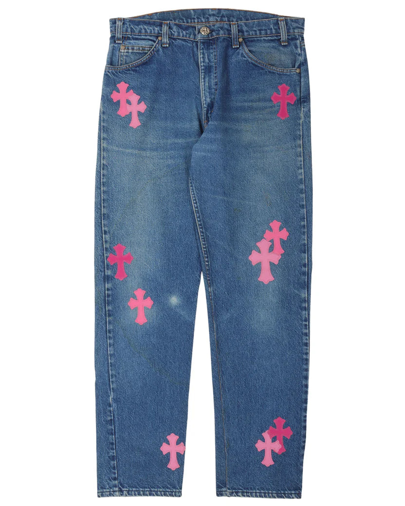 Chrome Hearts Cross Patch Denim