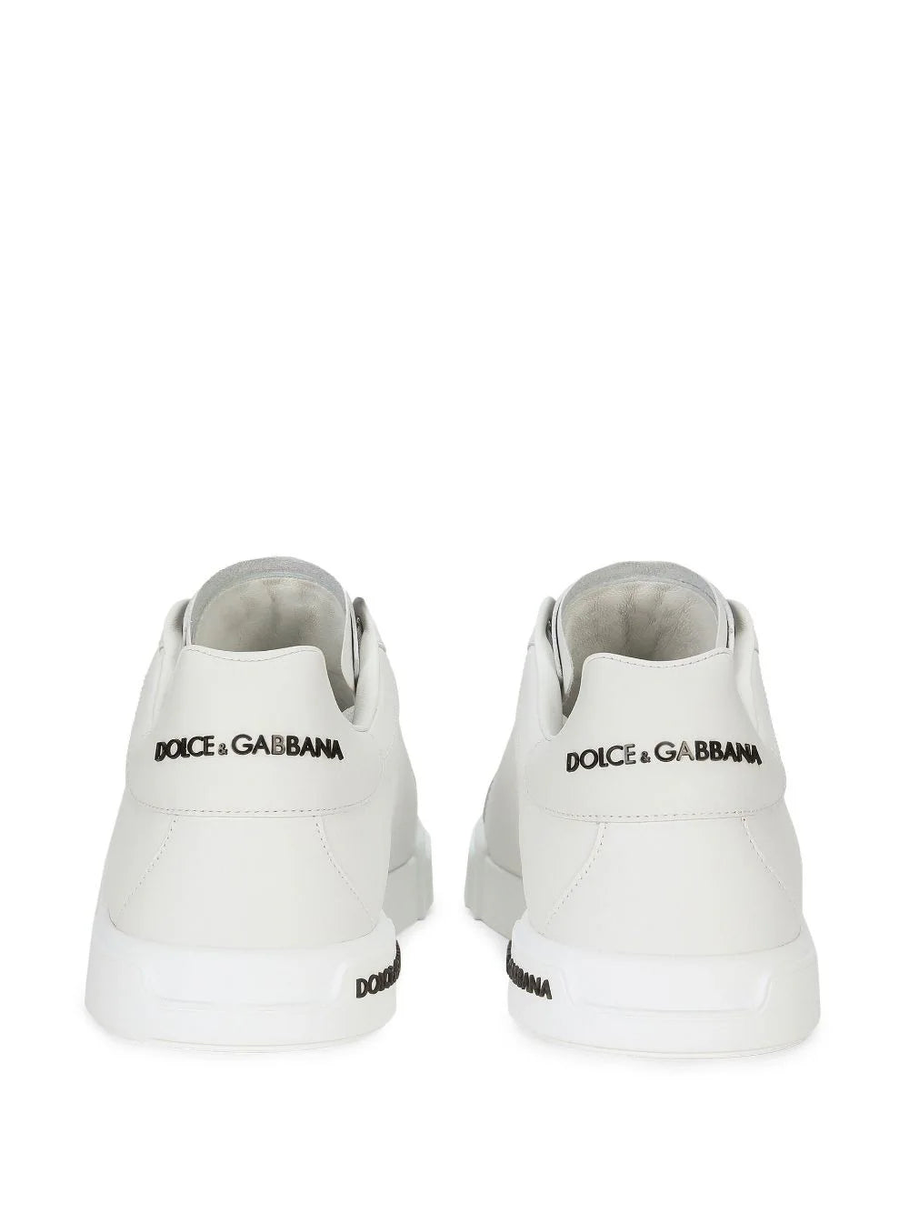 Dolce & Gabbana tenis bajos con logo estampado