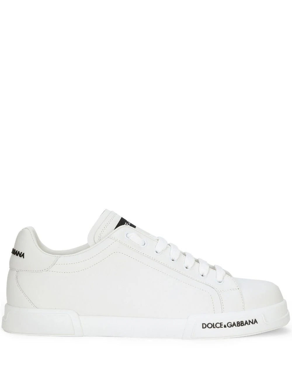 Dolce & Gabbana tenis bajos con logo estampado