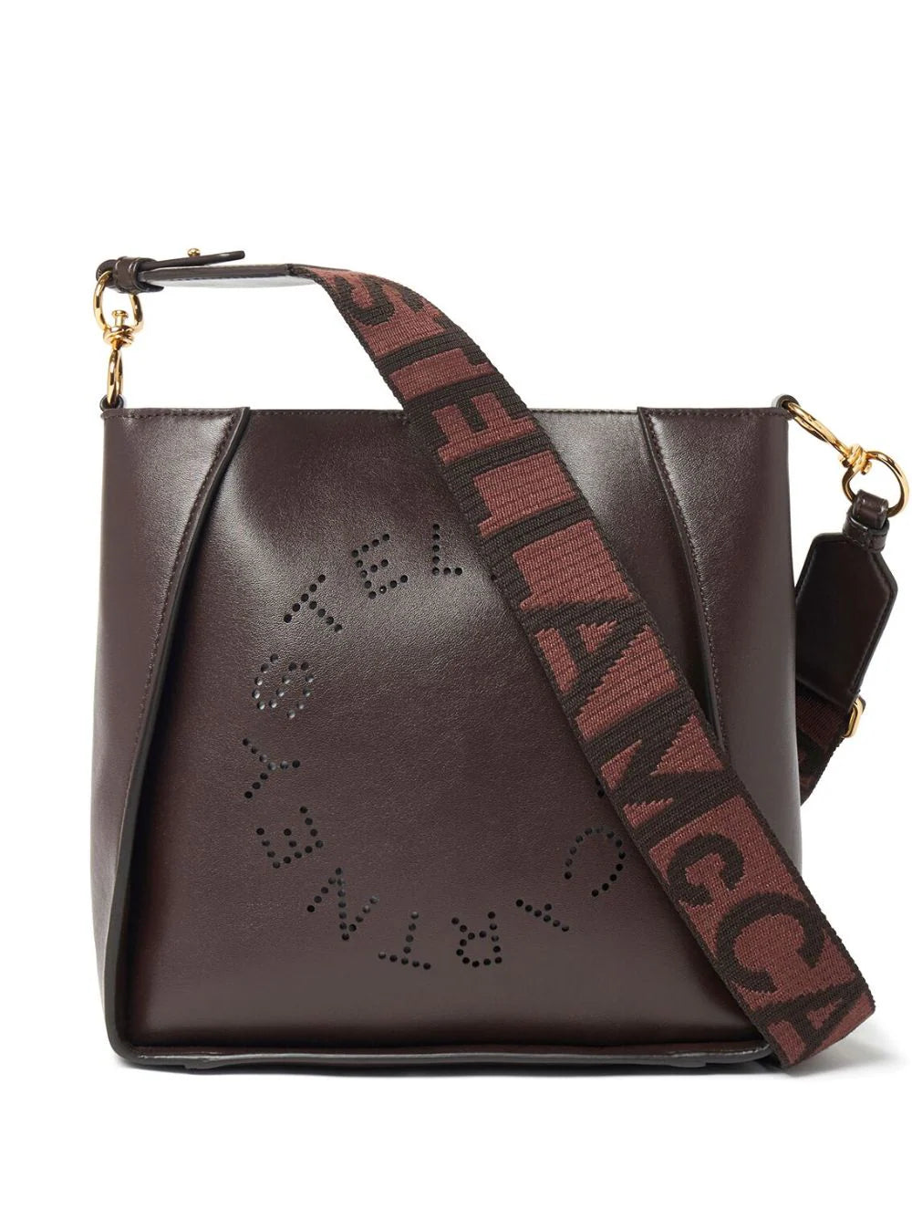 Stella McCartney bolsa de hombro con logo estampado