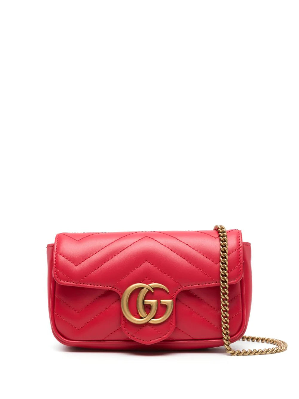 Gucci bolsa con motivo Interlocking G Marmont mini