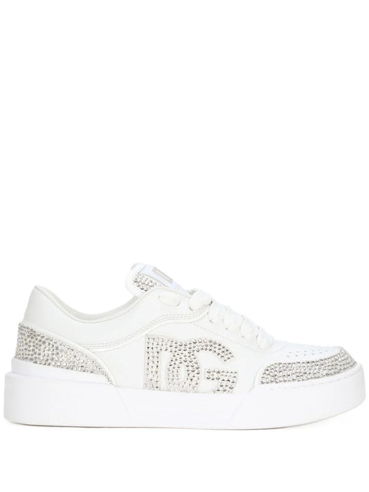 Dolce & Gabbana tenis con detalles de strass Mujer