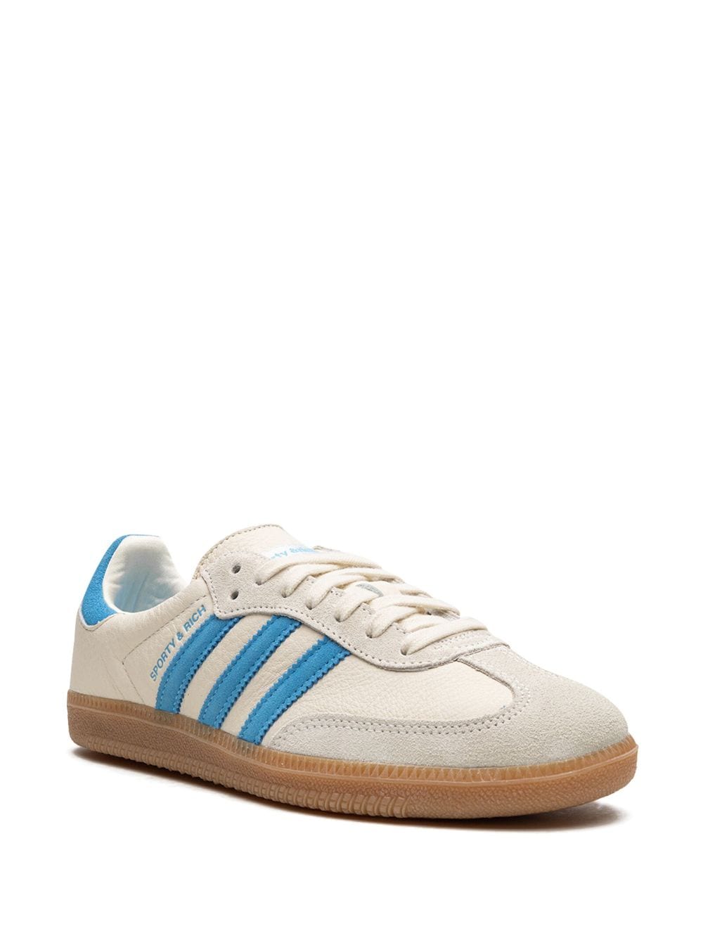 Tenis Samba Cream/Blue de adidas x Sporty & Rich