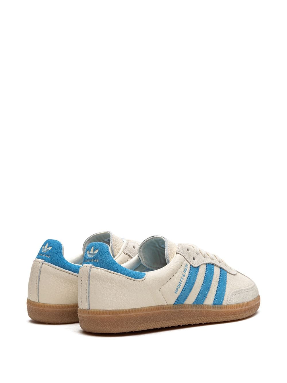 Tenis Samba Cream/Blue de adidas x Sporty & Rich