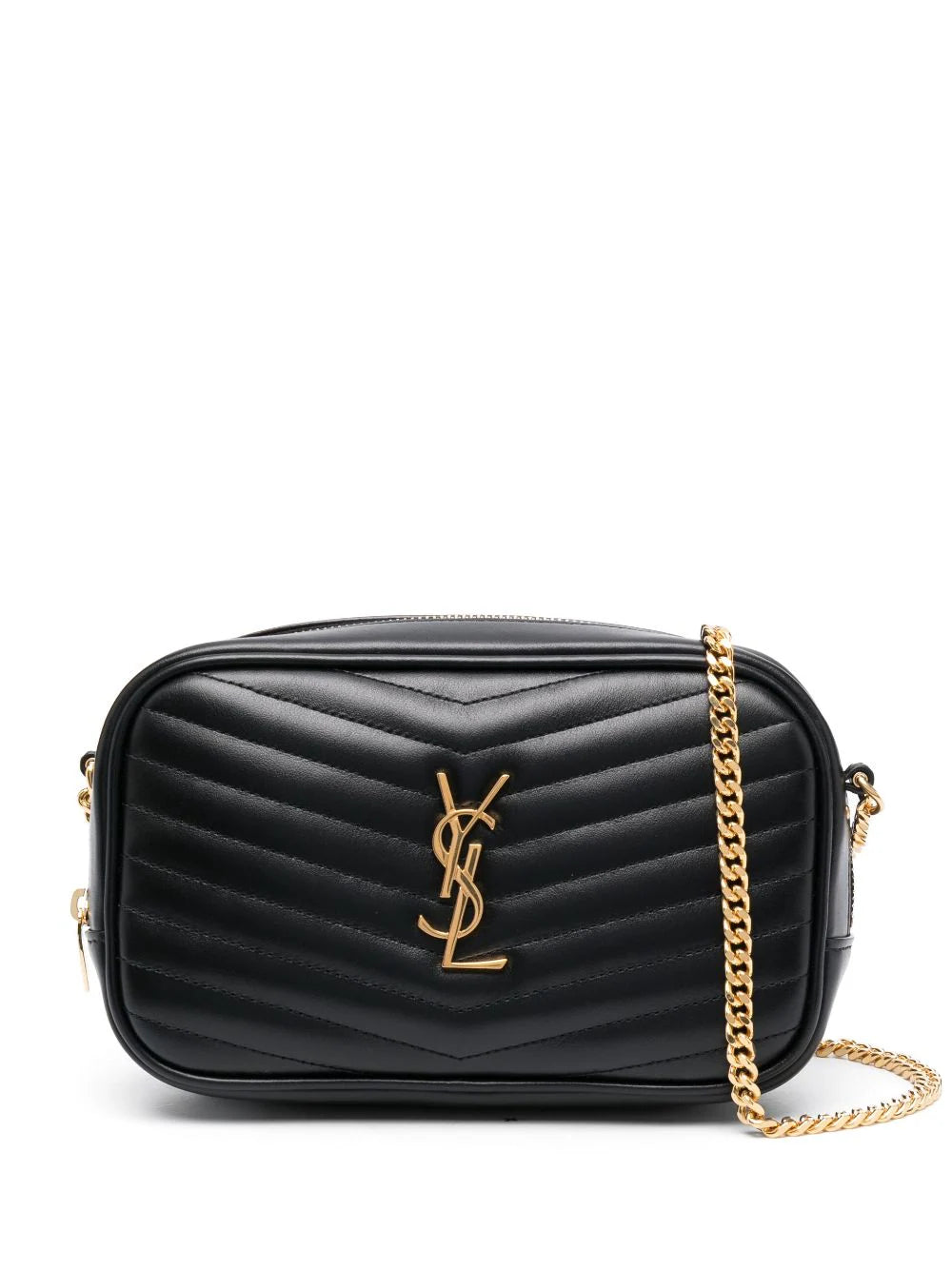 Bolsa Saint Laurent crossbody con placa del logo