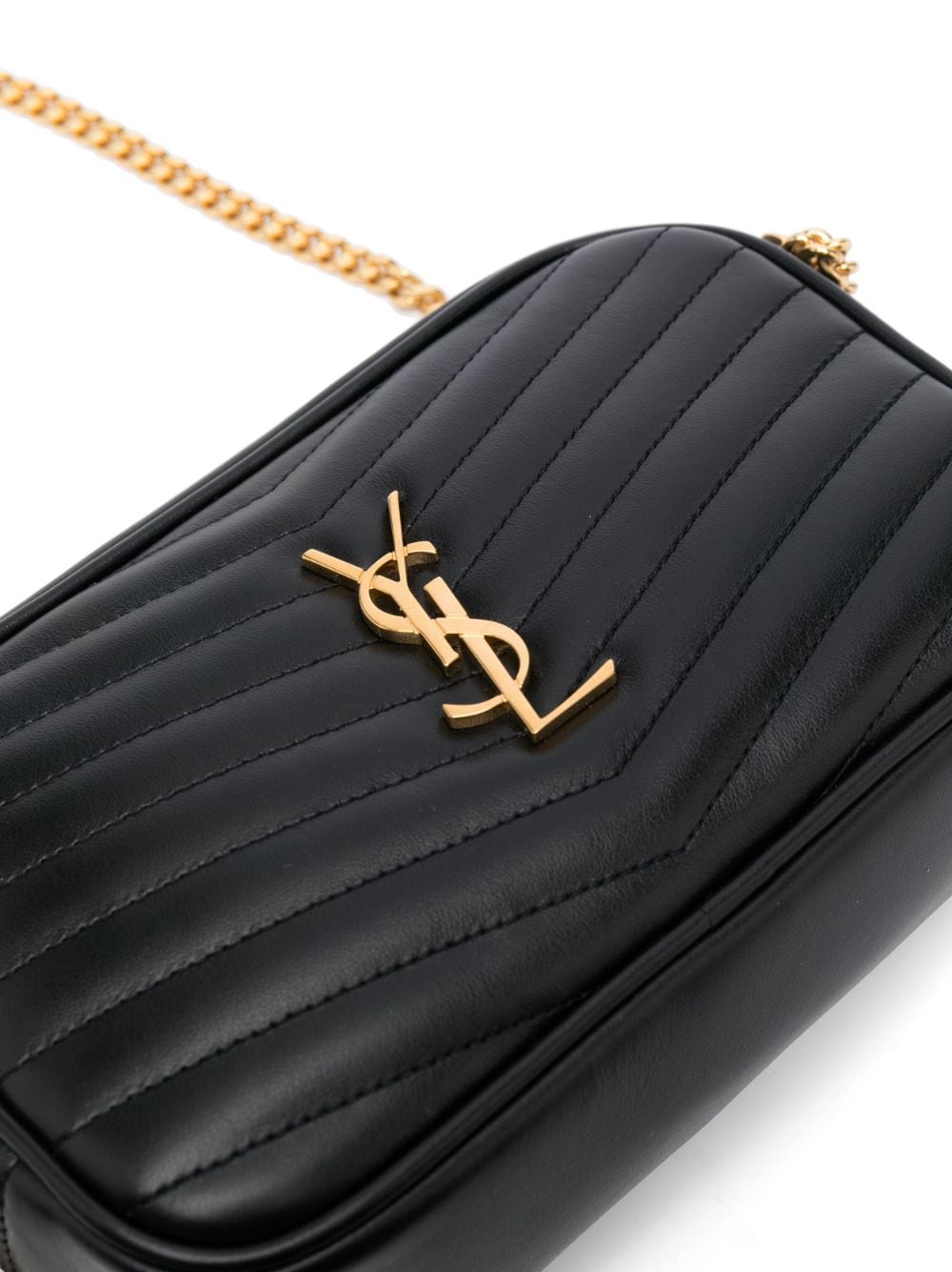 Bolsa Saint Laurent crossbody con placa del logo