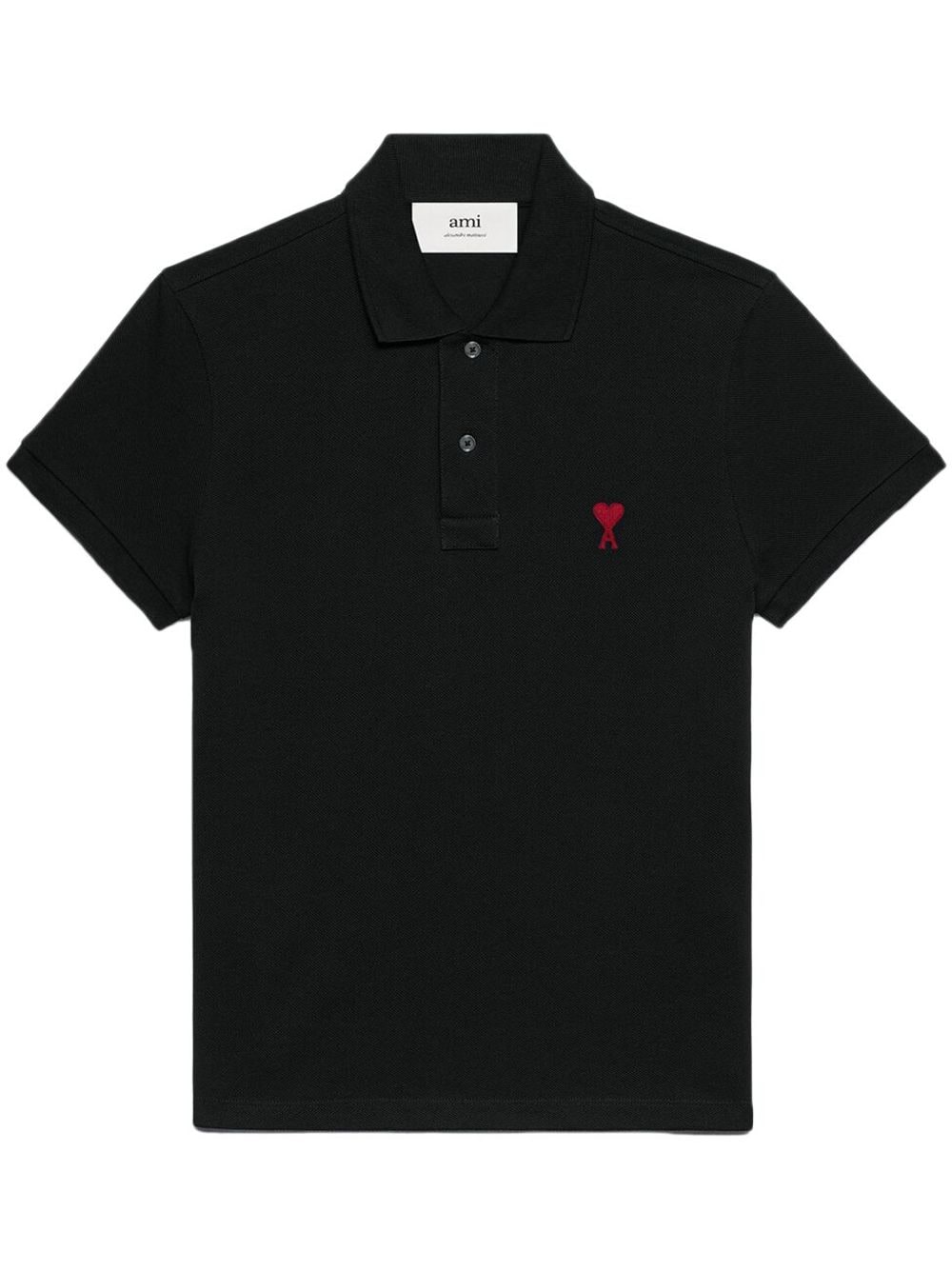 AMI Paris playera tipo polo con logo bordado