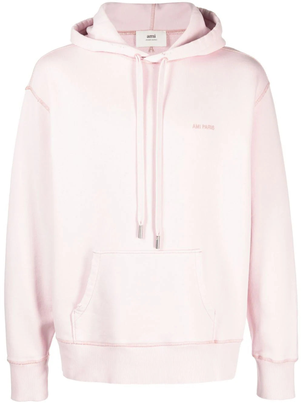 AMI Paris hoodie con logo bordado