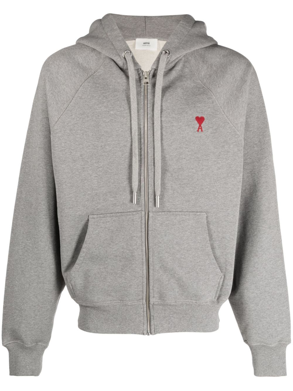 AMI Paris hoodie con bordado Ami de Coeur