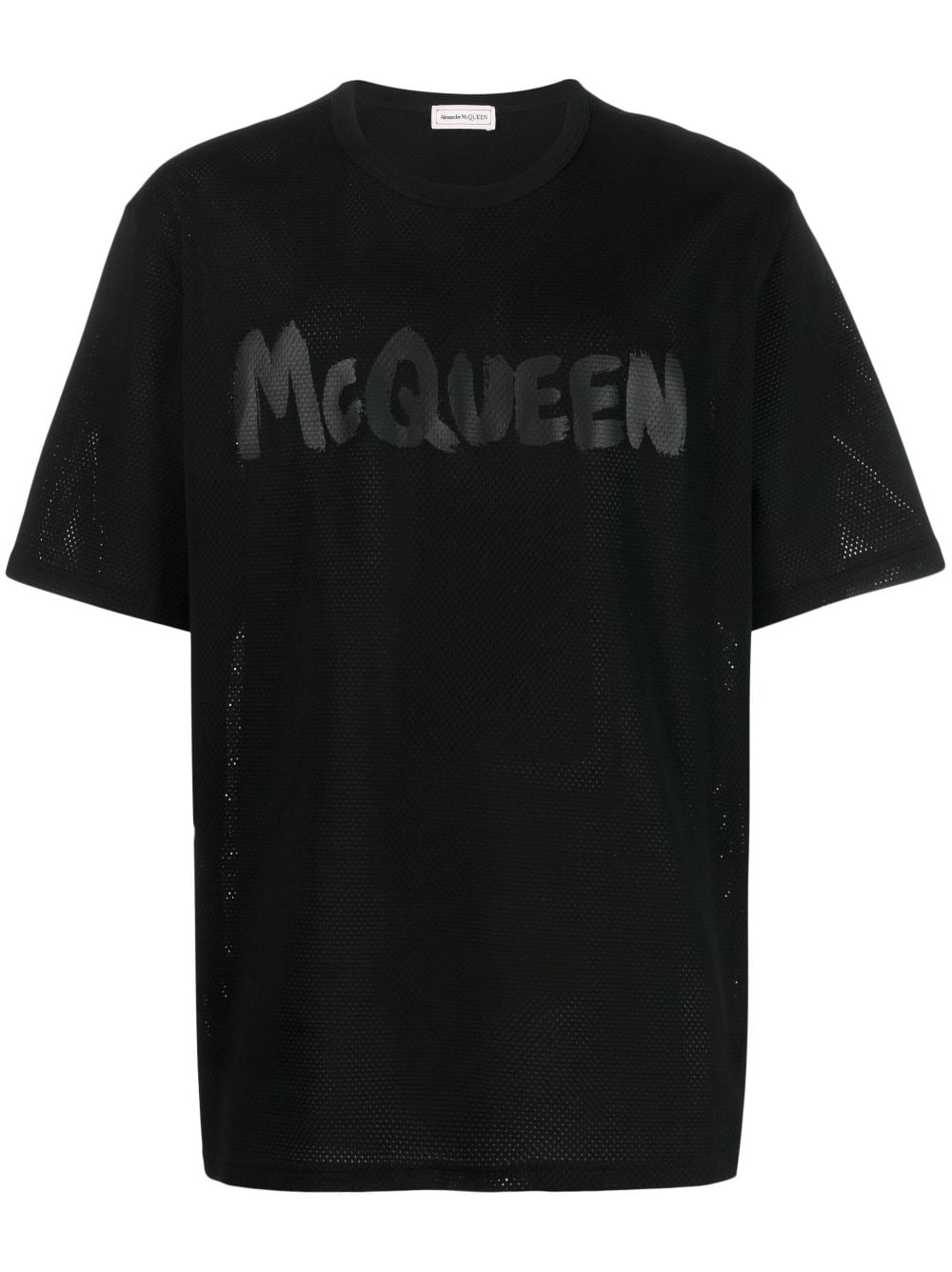 Playera Alexander McQueen con logo estampado