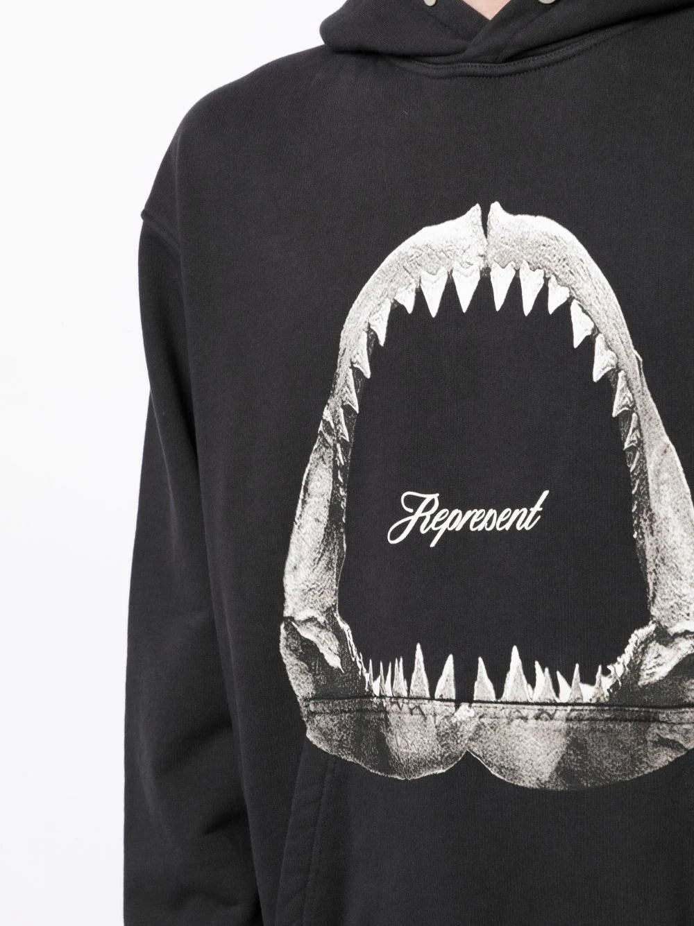 Hoodie Represent con motivo Shark Jaws