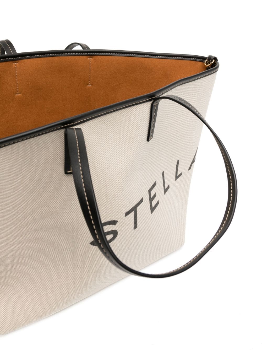 Stella McCartney tote con logo estampado