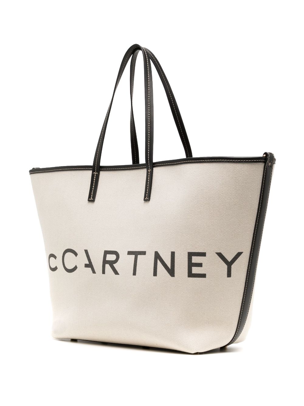 Stella McCartney tote con logo estampado