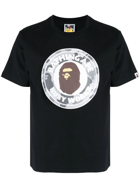 A BATHING APE® playera Busy Works con logo estampado