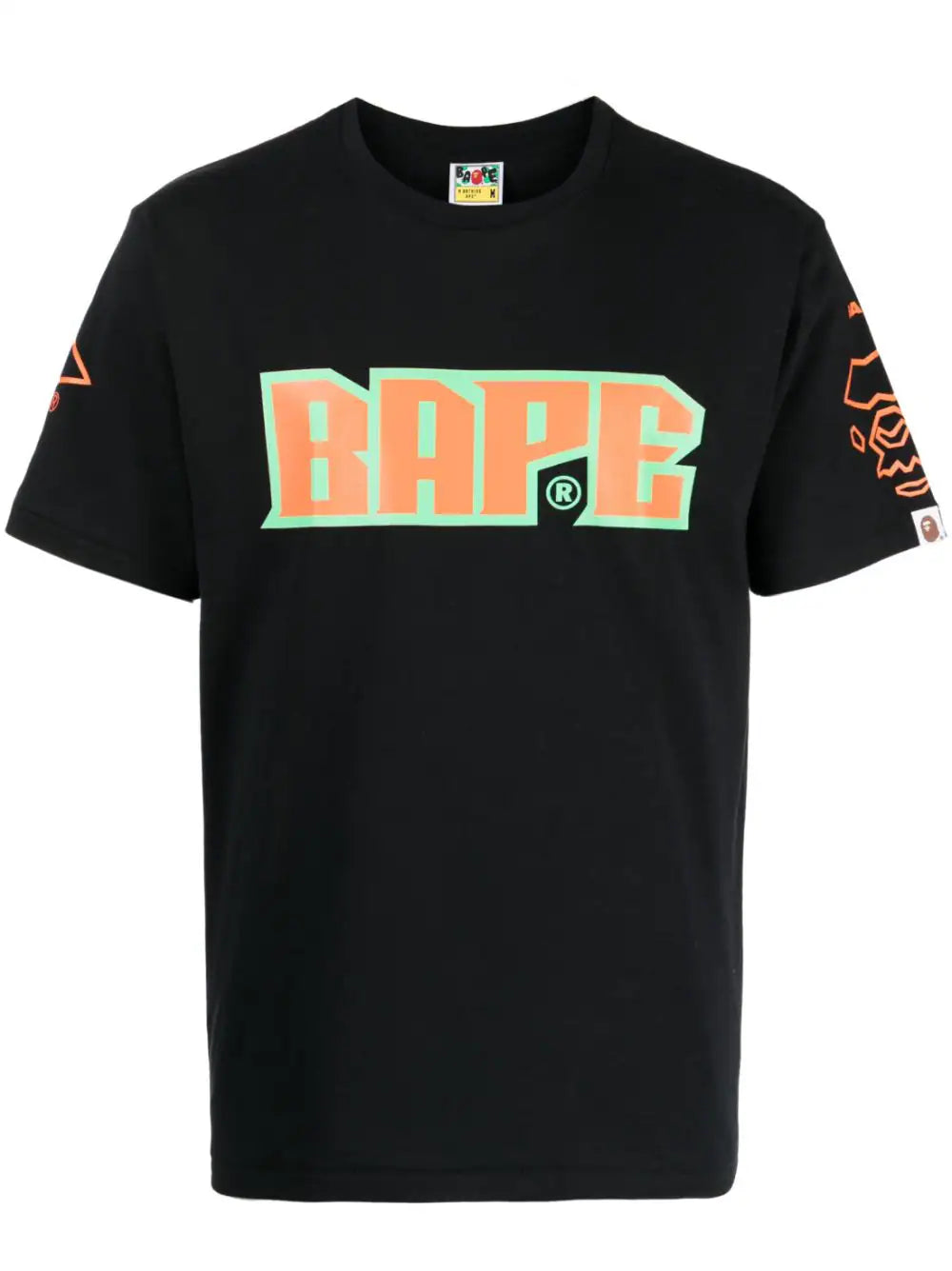 A BATHING APE® playera con logo estampado