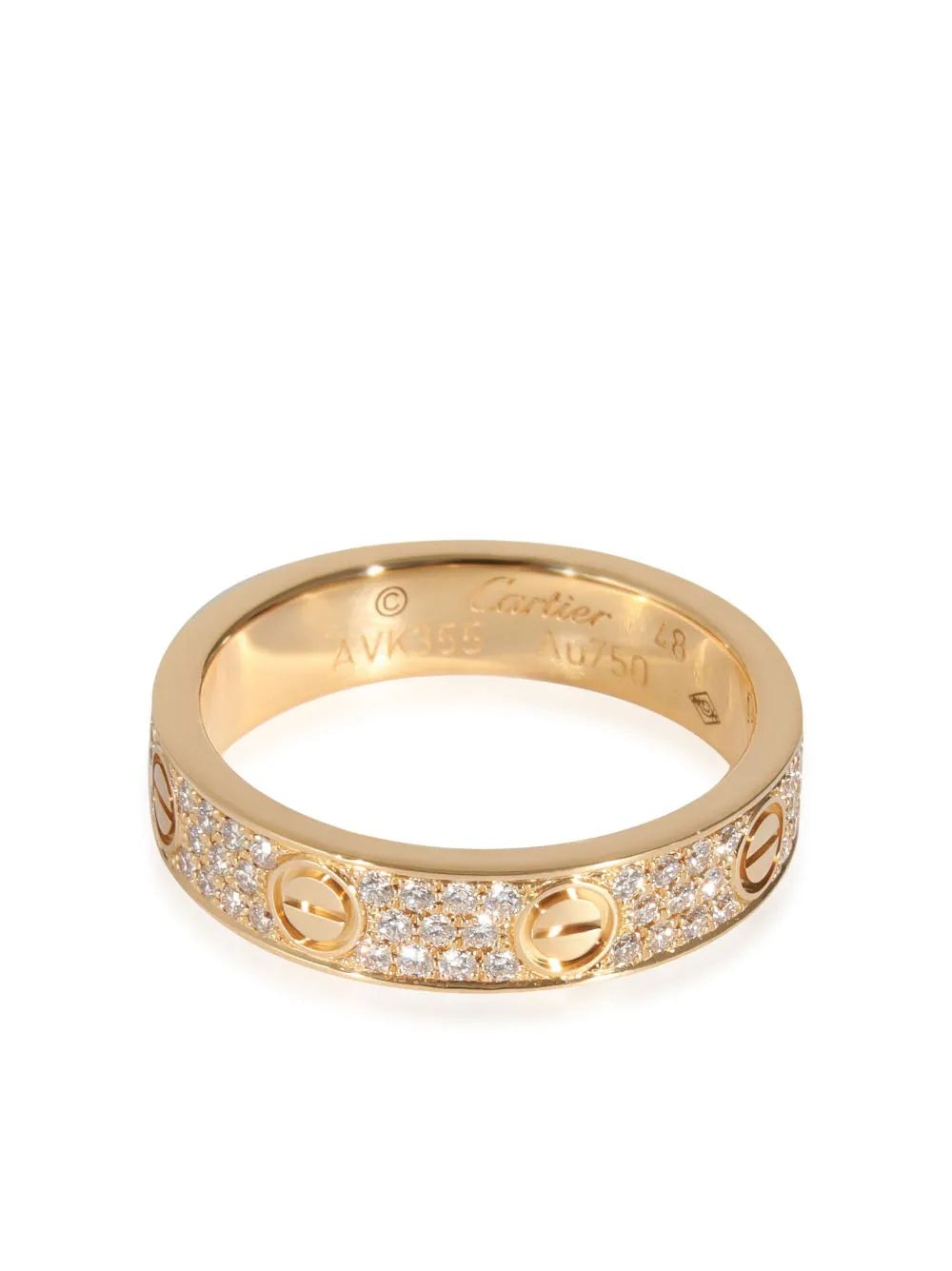 Cartier anillo Love en oro amarillo de 18kt con diamantes