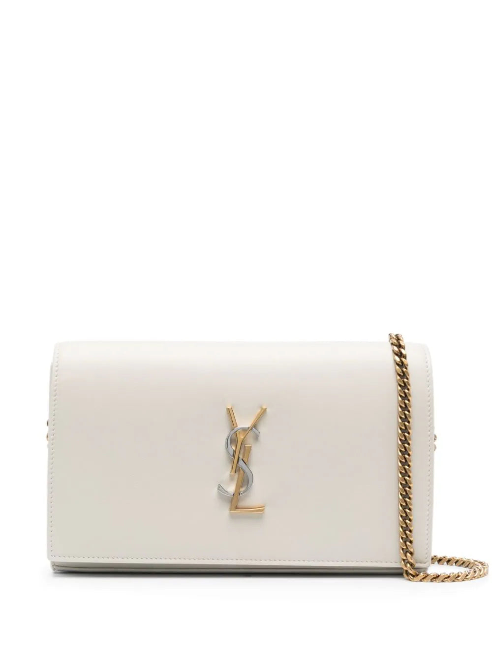 Bolsa Saint Laurent de hombro Kate con placa del logo