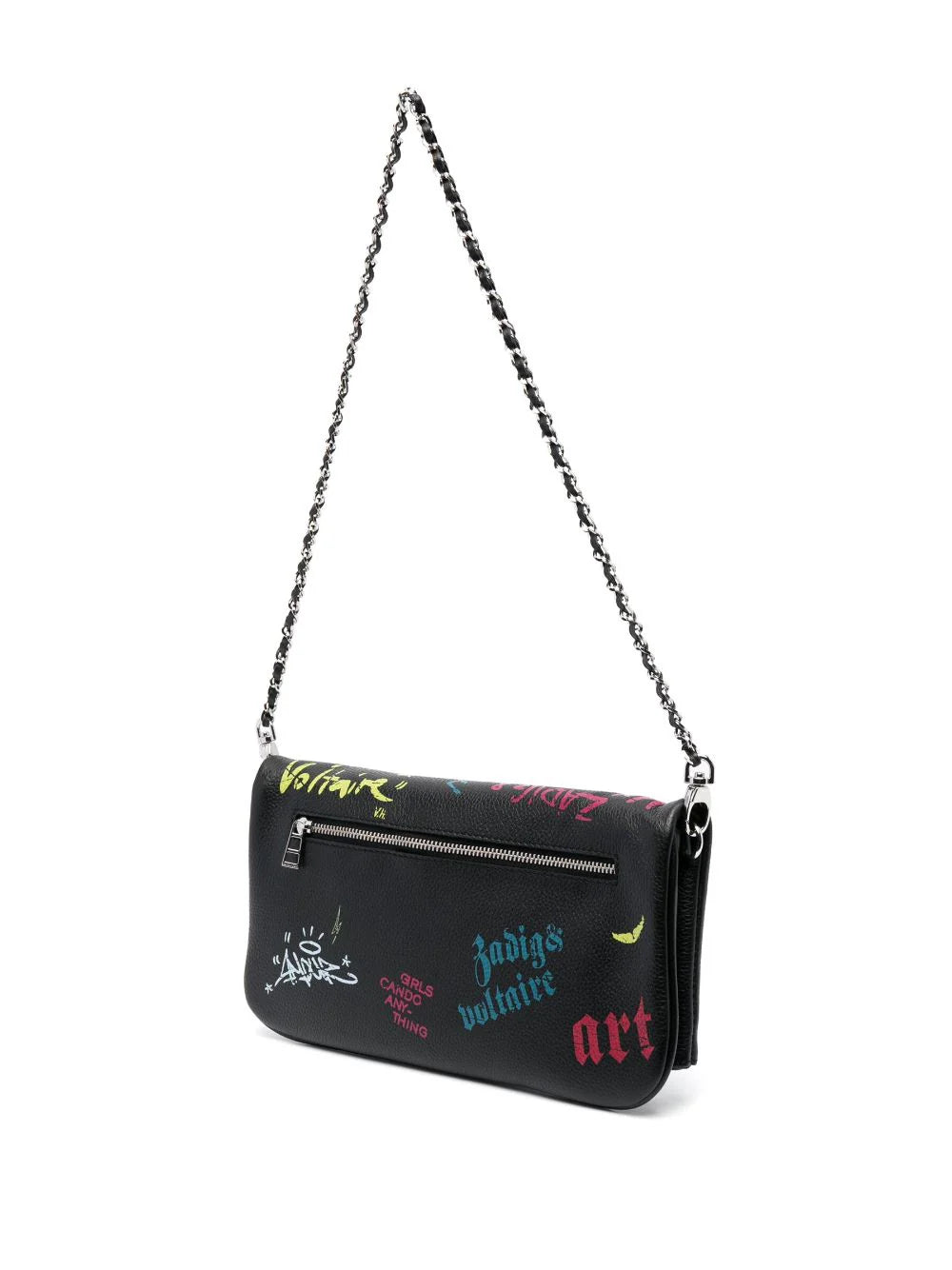 Bolsa Zadig&Voltaire crossbody con estampado de grafiti