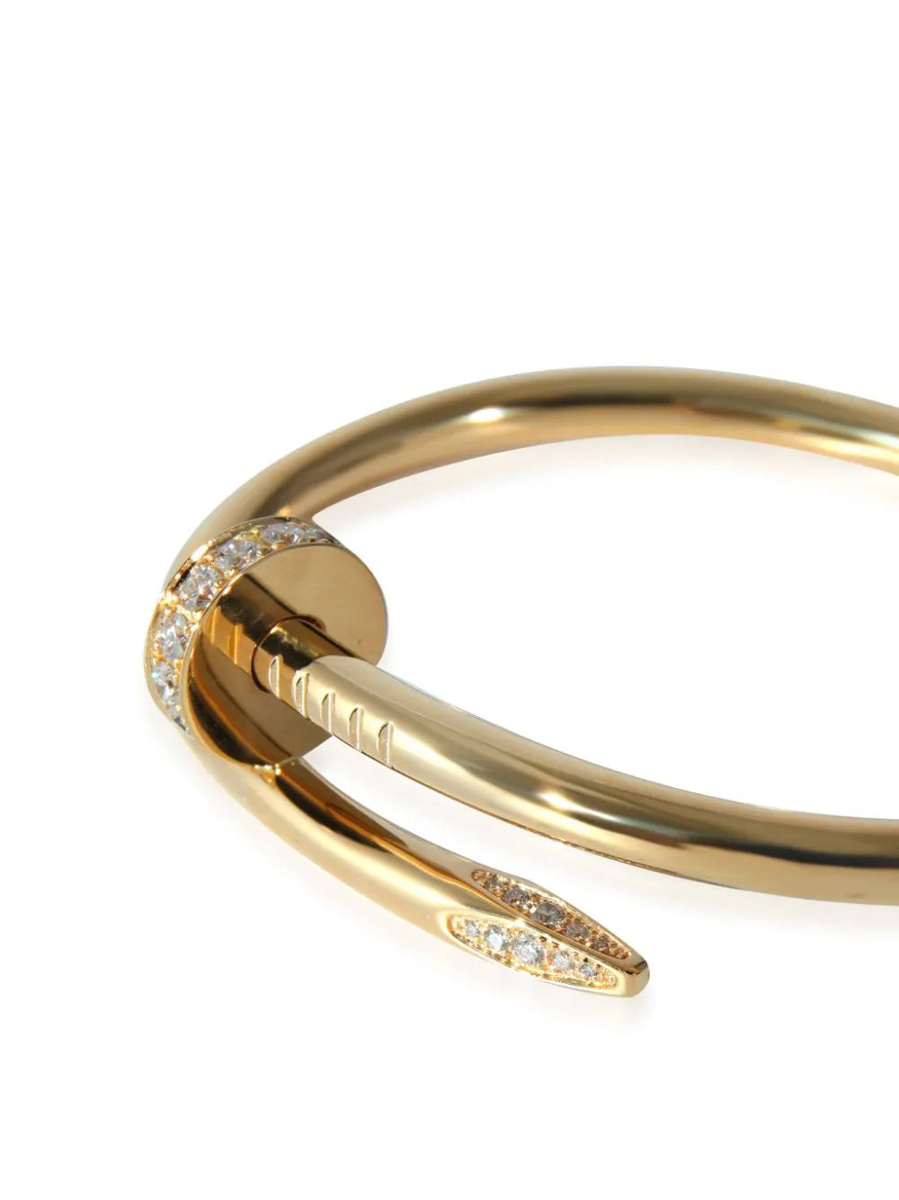 Cartier pulsera Juste Un Clou en oro amarillo de 18kt con diamantes