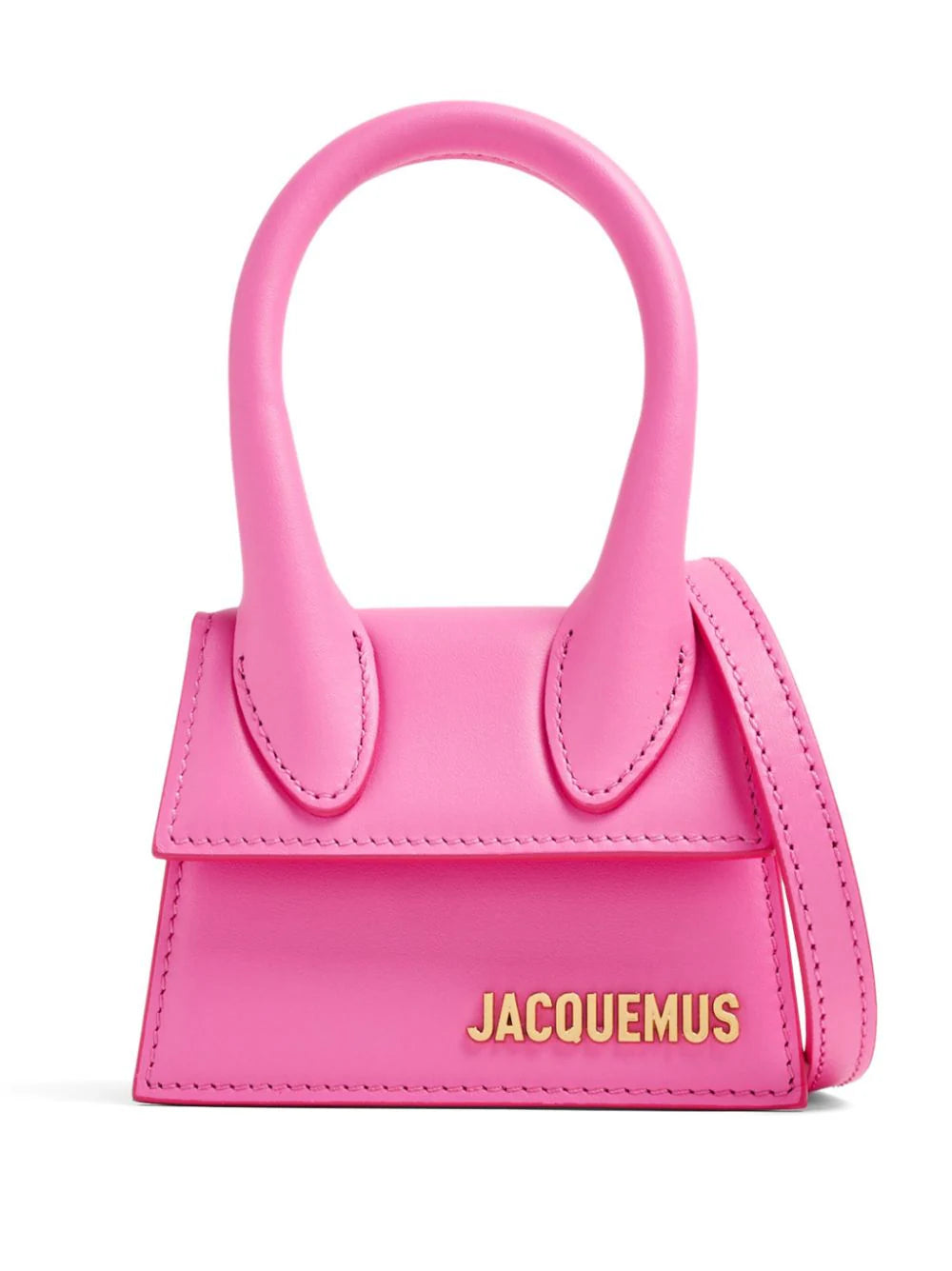 Bolsa Jacquemus de hombro con placa del logo