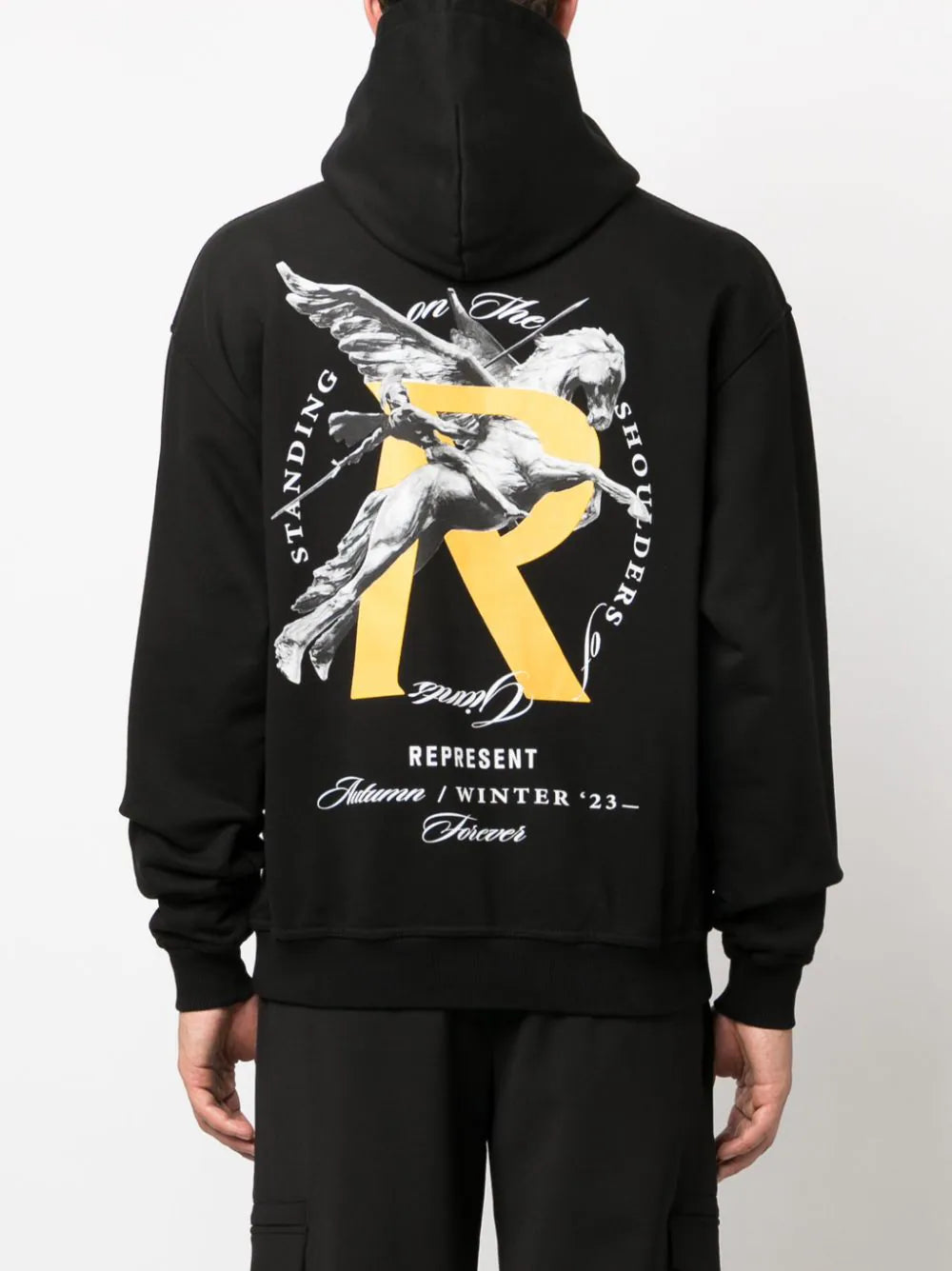 Hoodie Represent con logo estampado