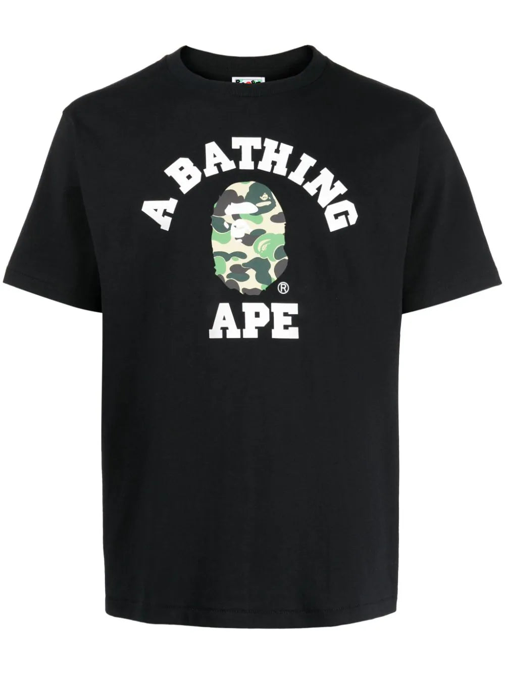 A BATHING APE® playera con logo estampado