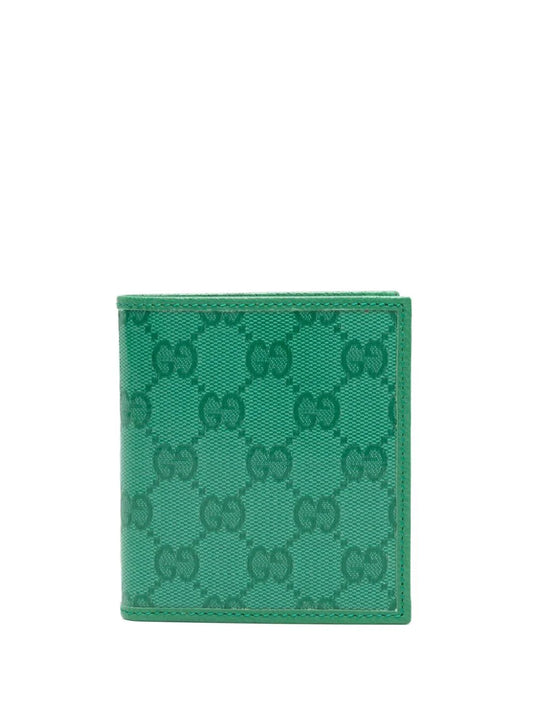 Gucci cartera plegable con motivo Interlocking G