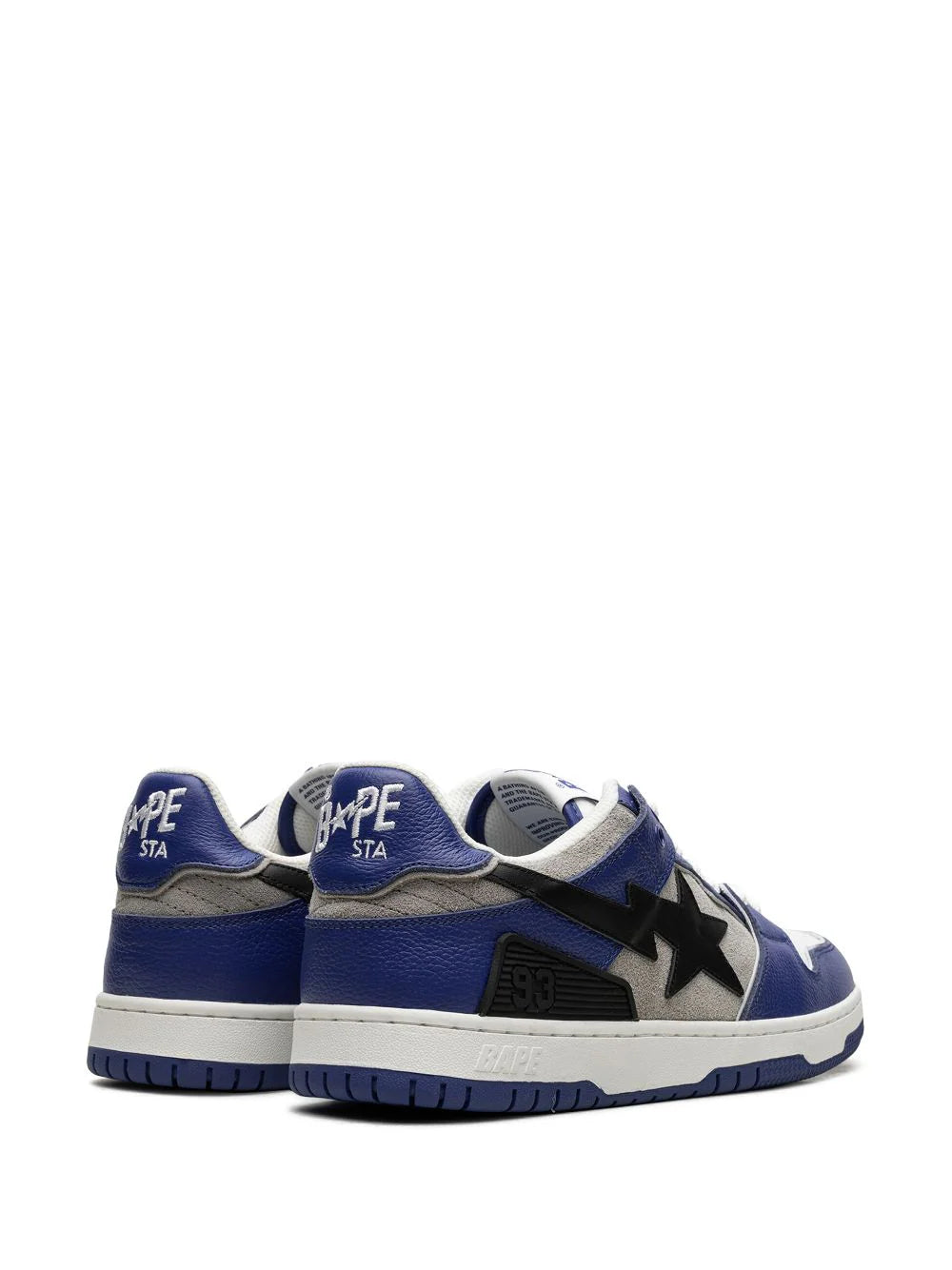 A BATHING APE® tenis bajos con paneles