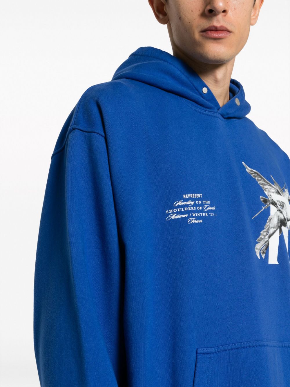 Hoodie Represent con logo estampado