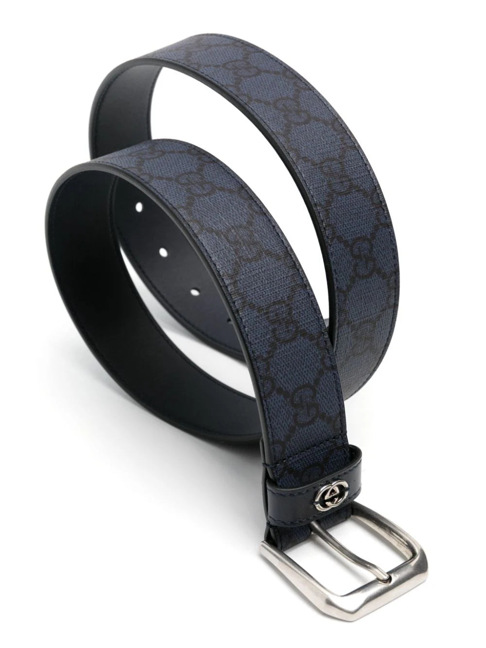 Gucci cinturón con placa Interlocking G