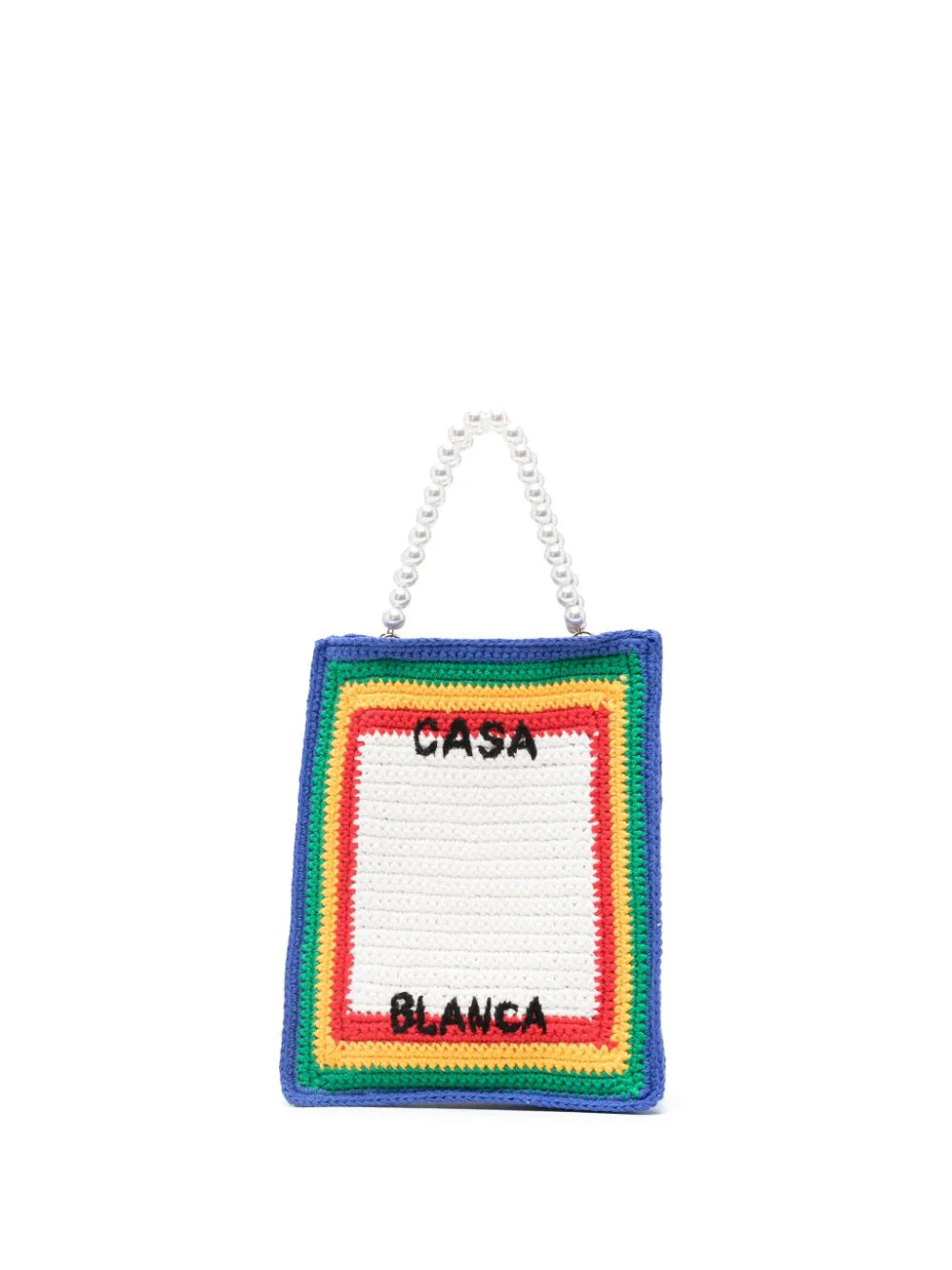 Casablanca bolsa tote tejida de crochet