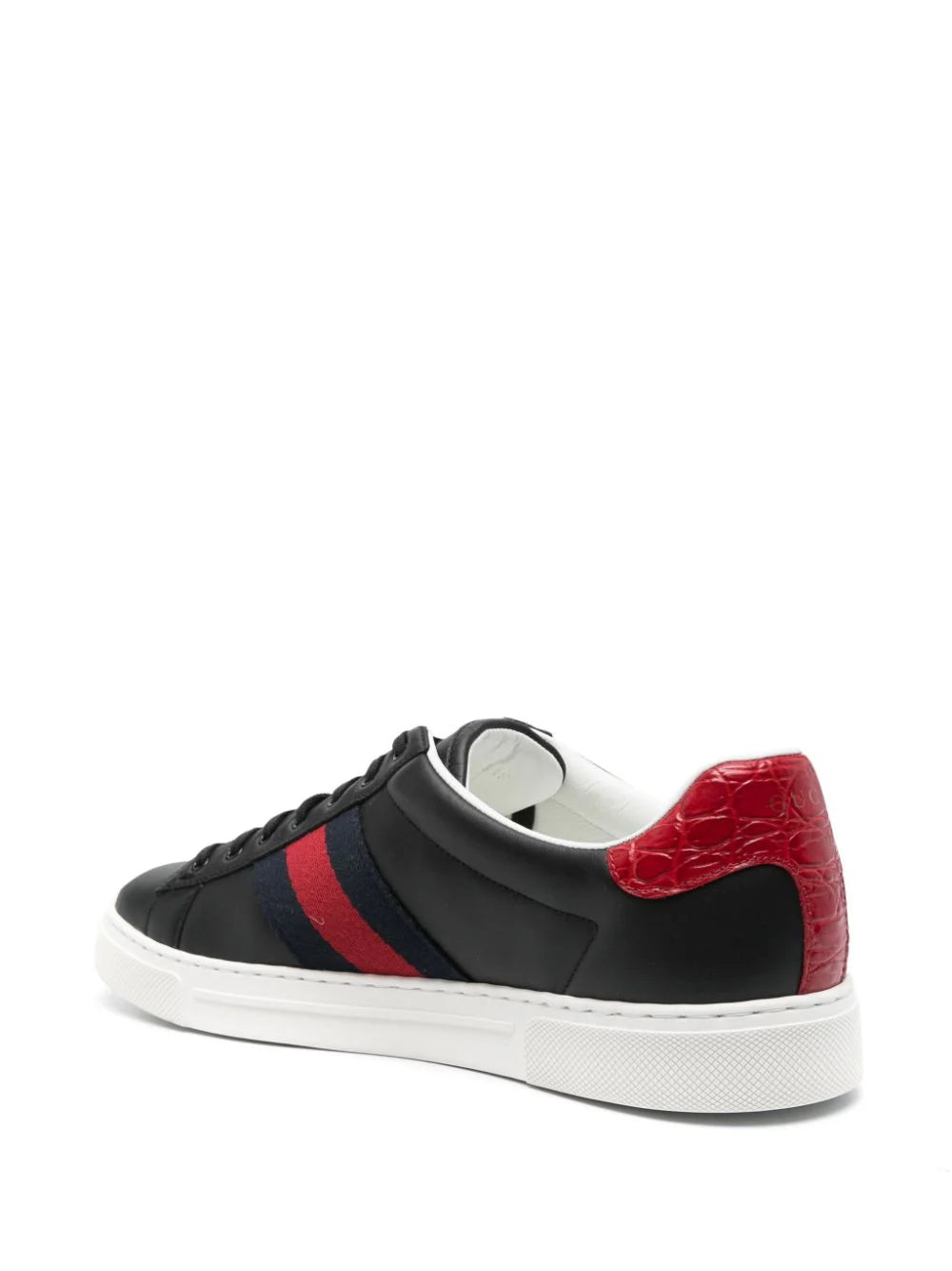 Gucci tenis Ace con ribete Web