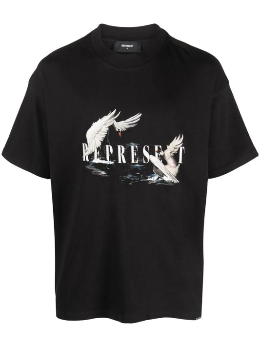 Playera Represent con logo estampado