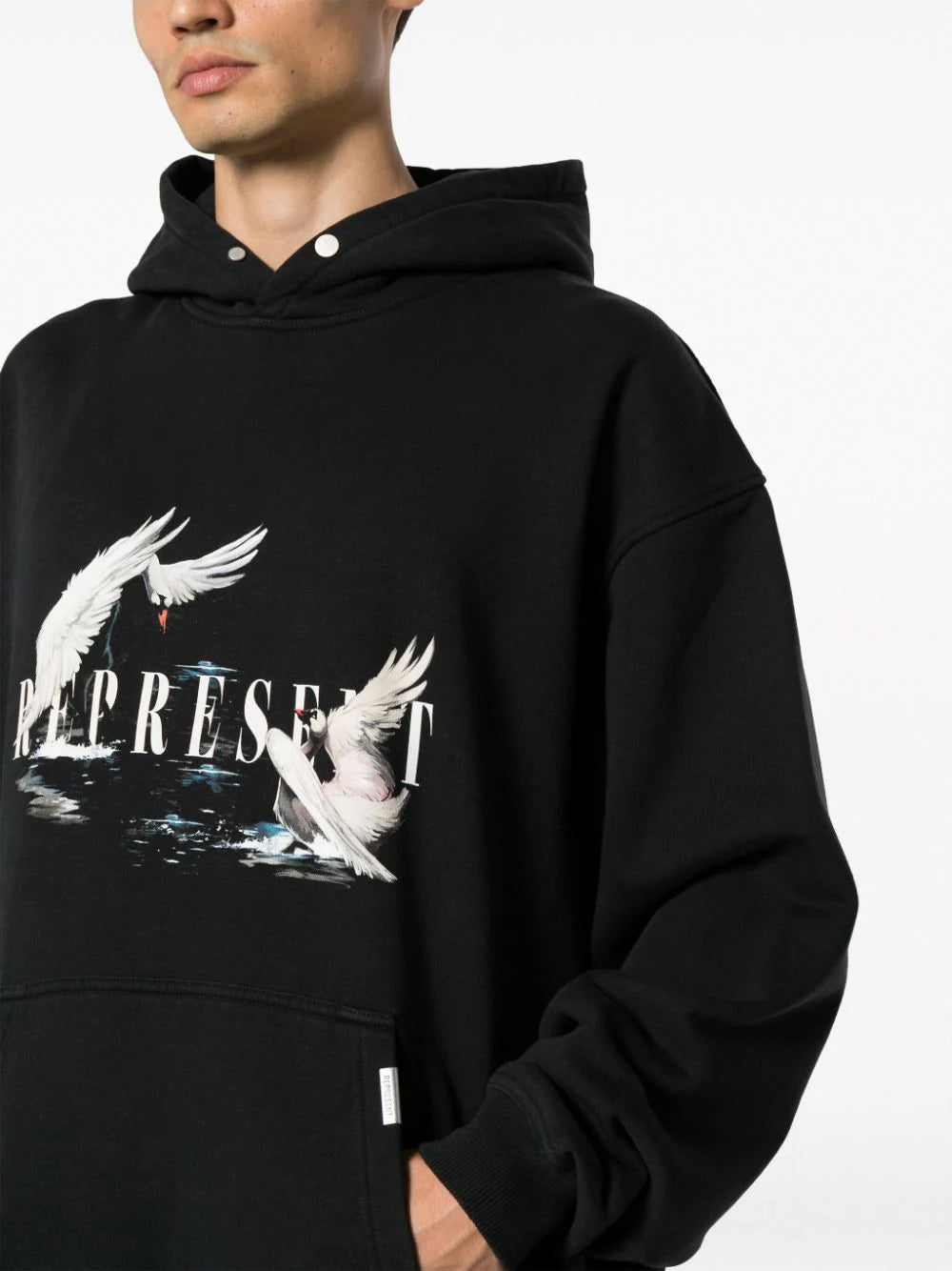 Hoodie Represent con logo estampado