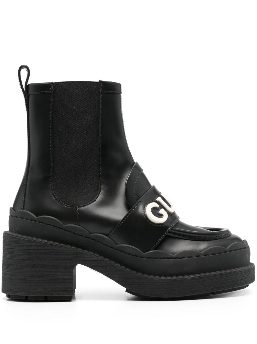 Gucci botas con letras del logo y tacón de 60mm