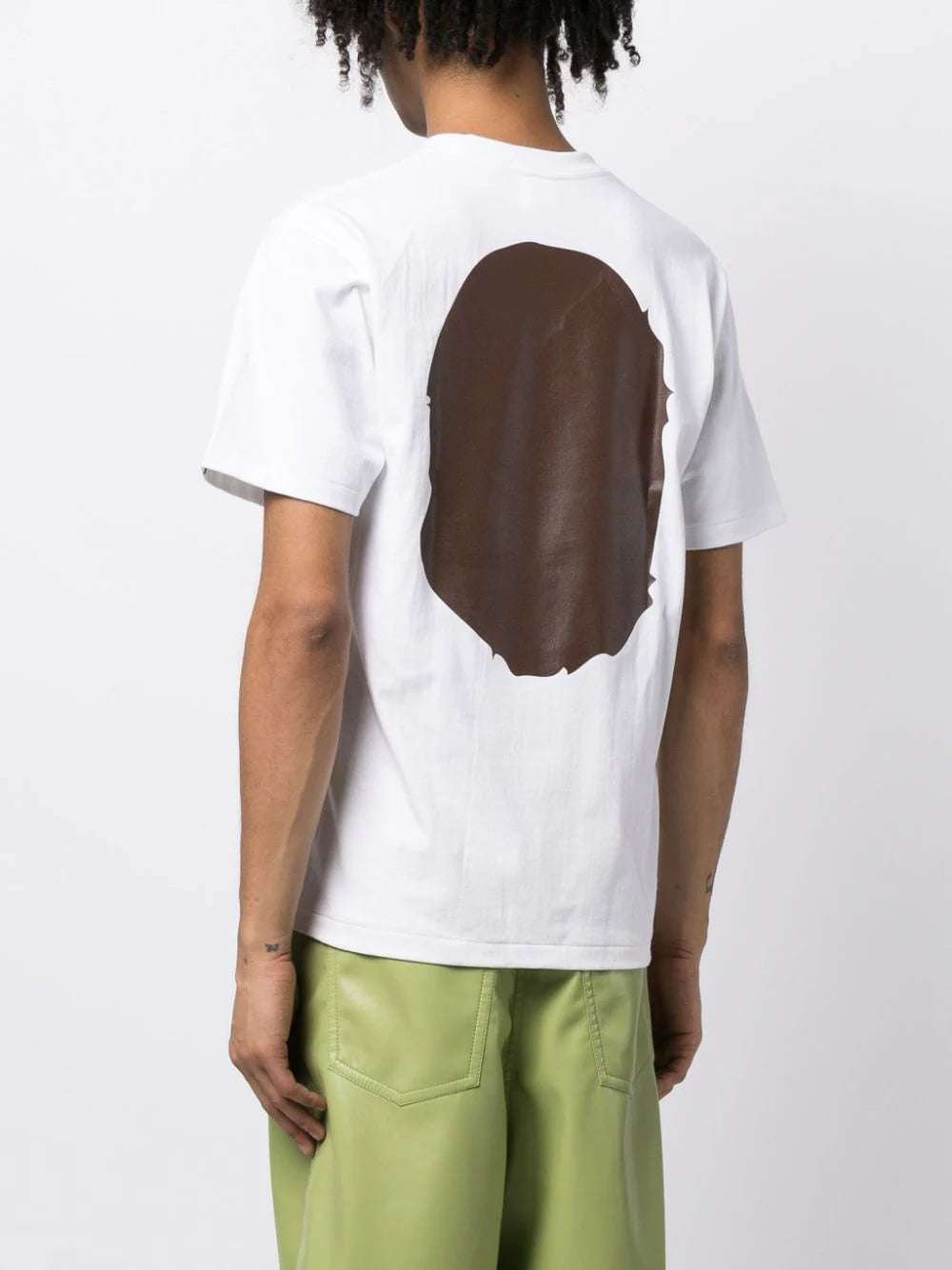 A BATHING APE® playera con logo estampado