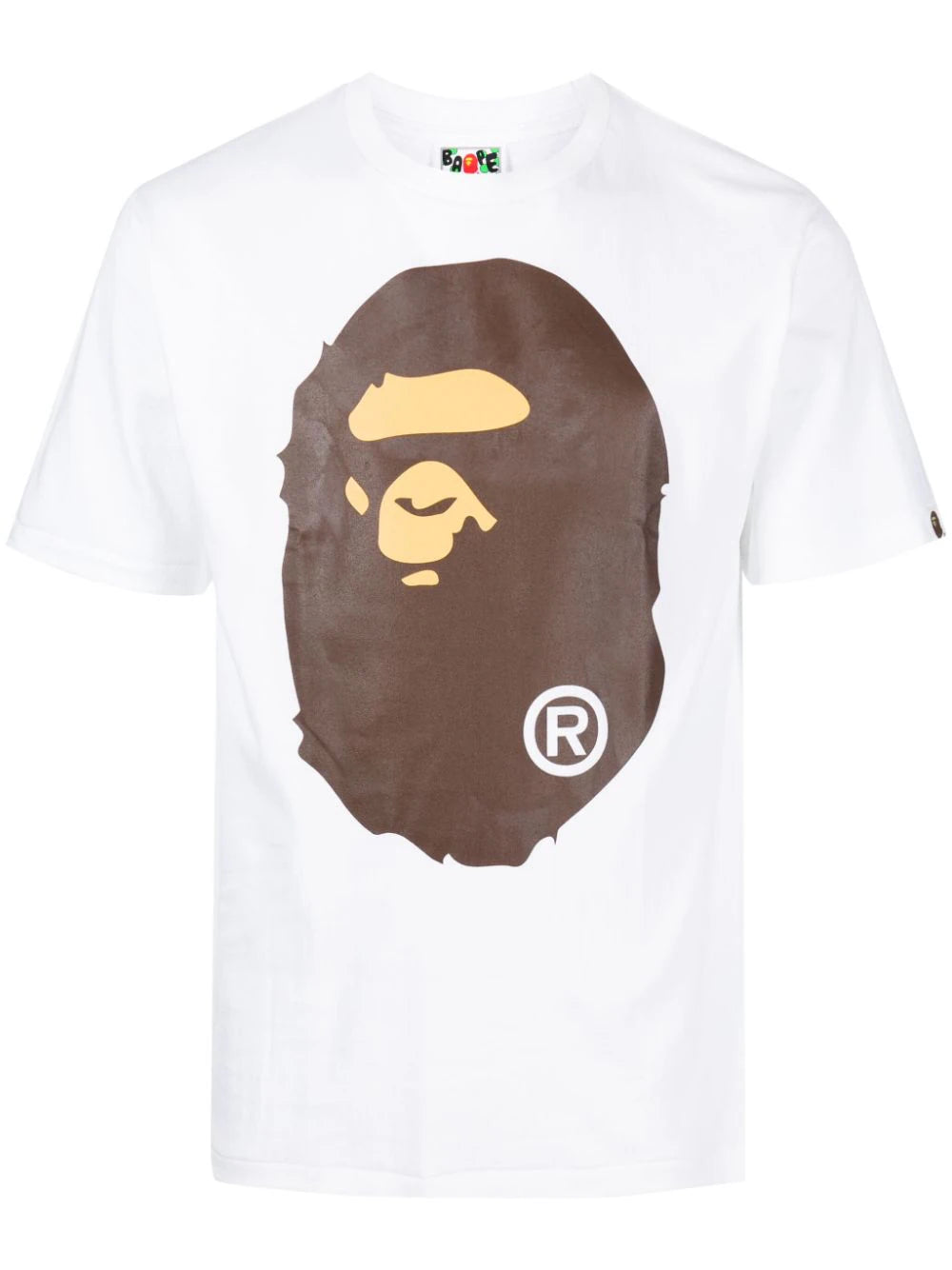 A BATHING APE® playera con logo estampado