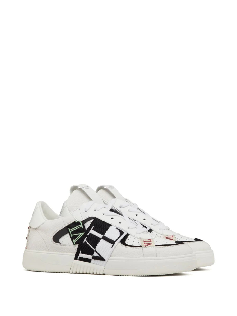 Tenis Valentino VL7N logo-strap leather