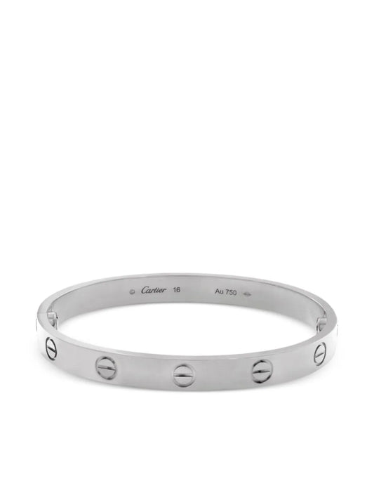 Cartier pulsera Love en oro blanco de 18kt