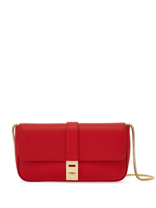 Ferragamo bolsa crossbody con detalle Gancini