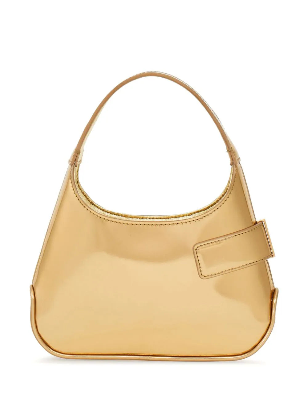 Ferragamo bolsa mini Hobo con acabado metalizado