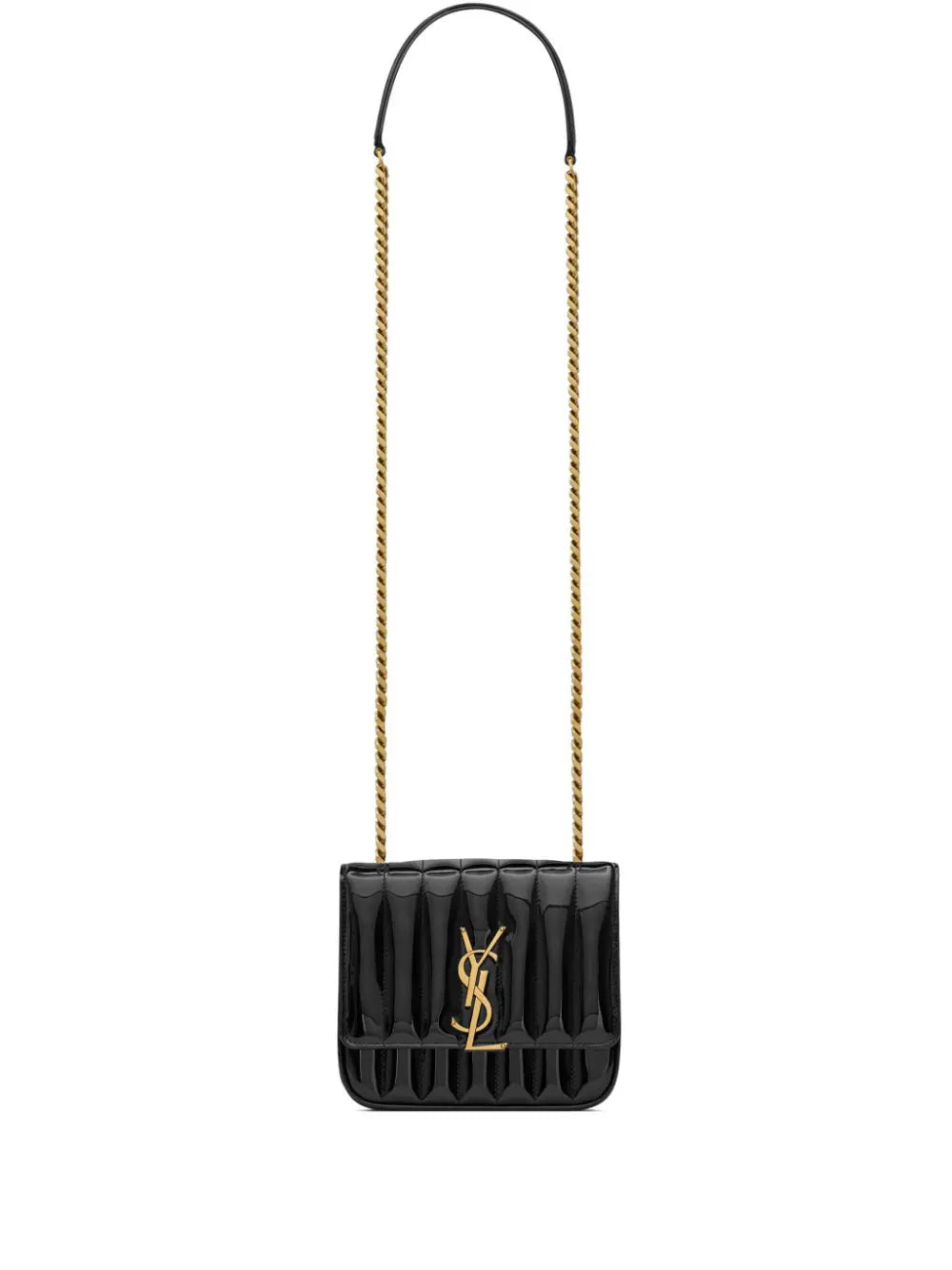 Bolsa Saint Laurent crossbody Vicky con placa del logo