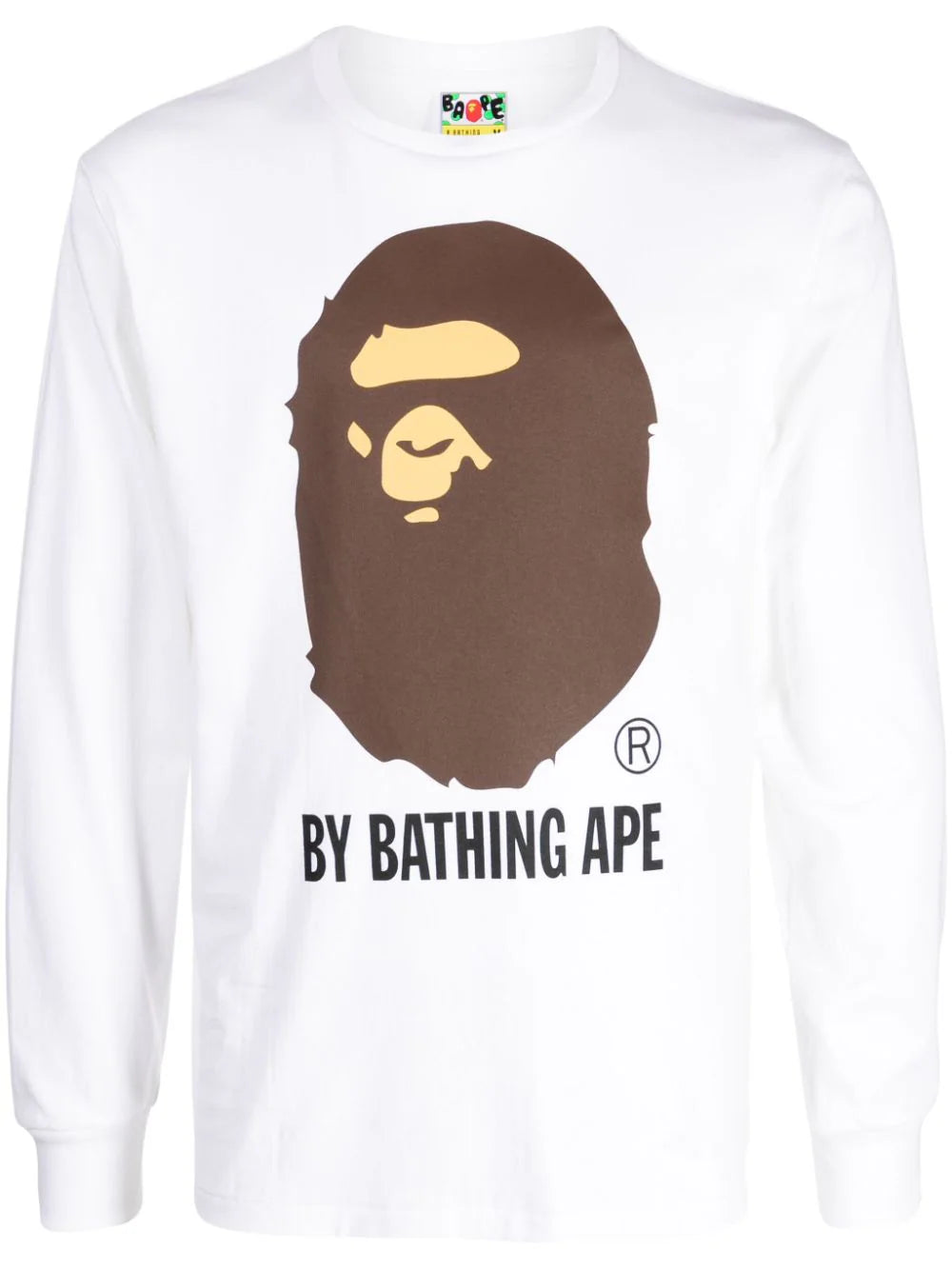 A BATHING APE® playera con logo estampado