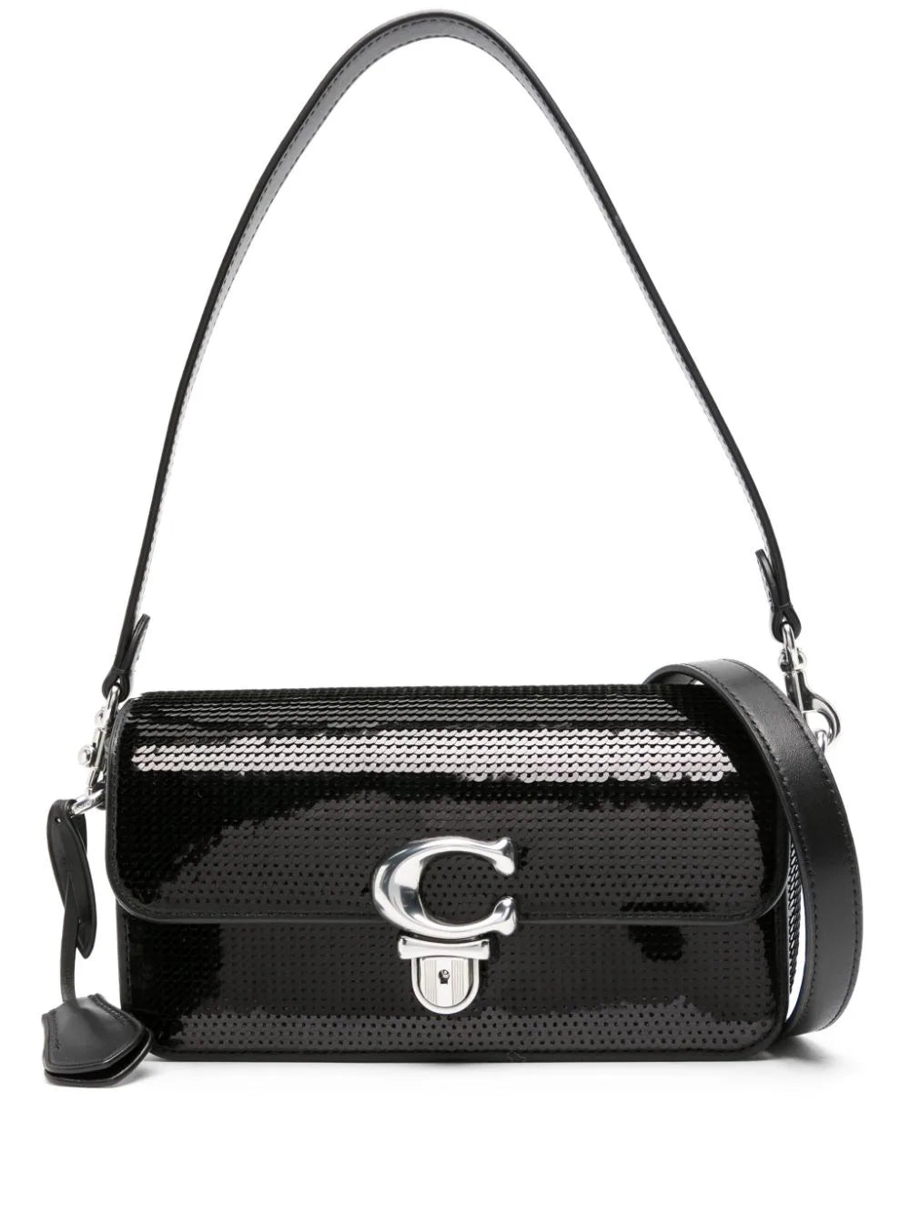 Coach bolsa de hombro Studio bordada con lentejuelas